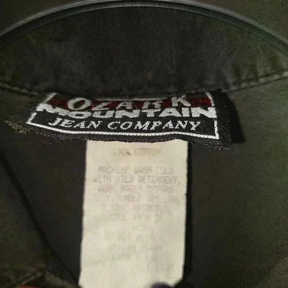 Vtg Ozark Mountain Womens Cotton Southwestern Garth Shirt Western Long Sleeve M - Picture 4 of 6